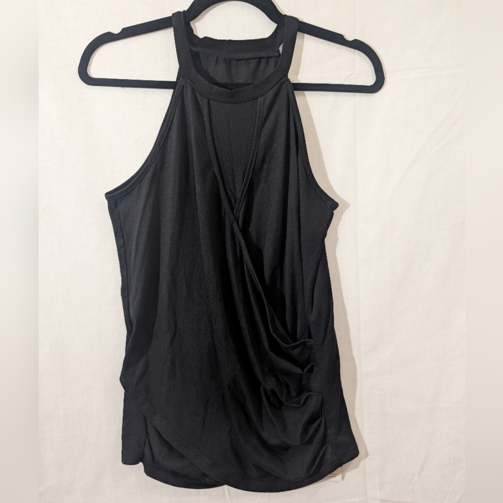 NWT Cupshe Wrap Front Tank Top With Mesh Panel, Size Medium